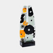 Global Views Fused Floral Flat Vase