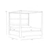 Sunpan Danette Canopy King Bed