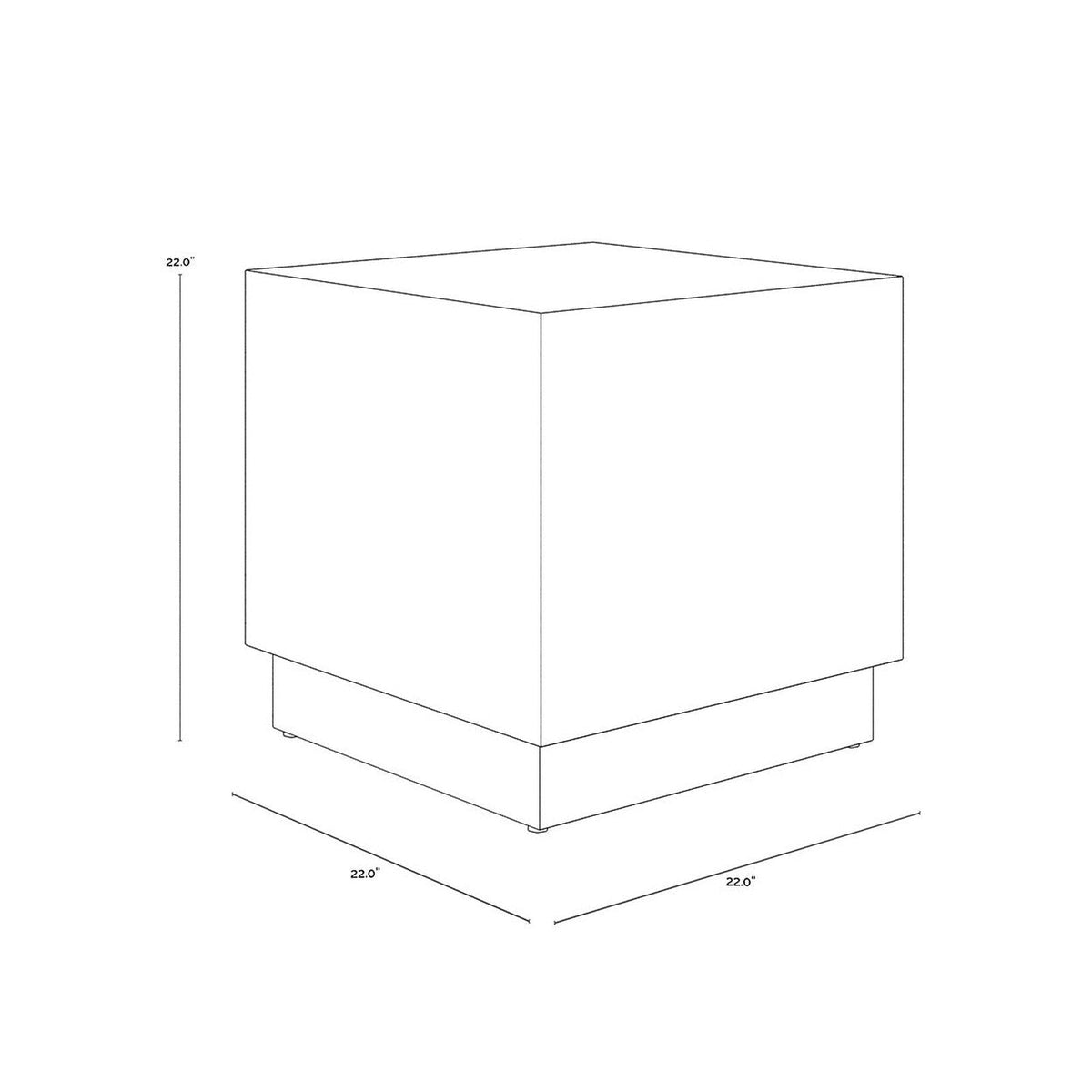 Sunpan Albans Side Table