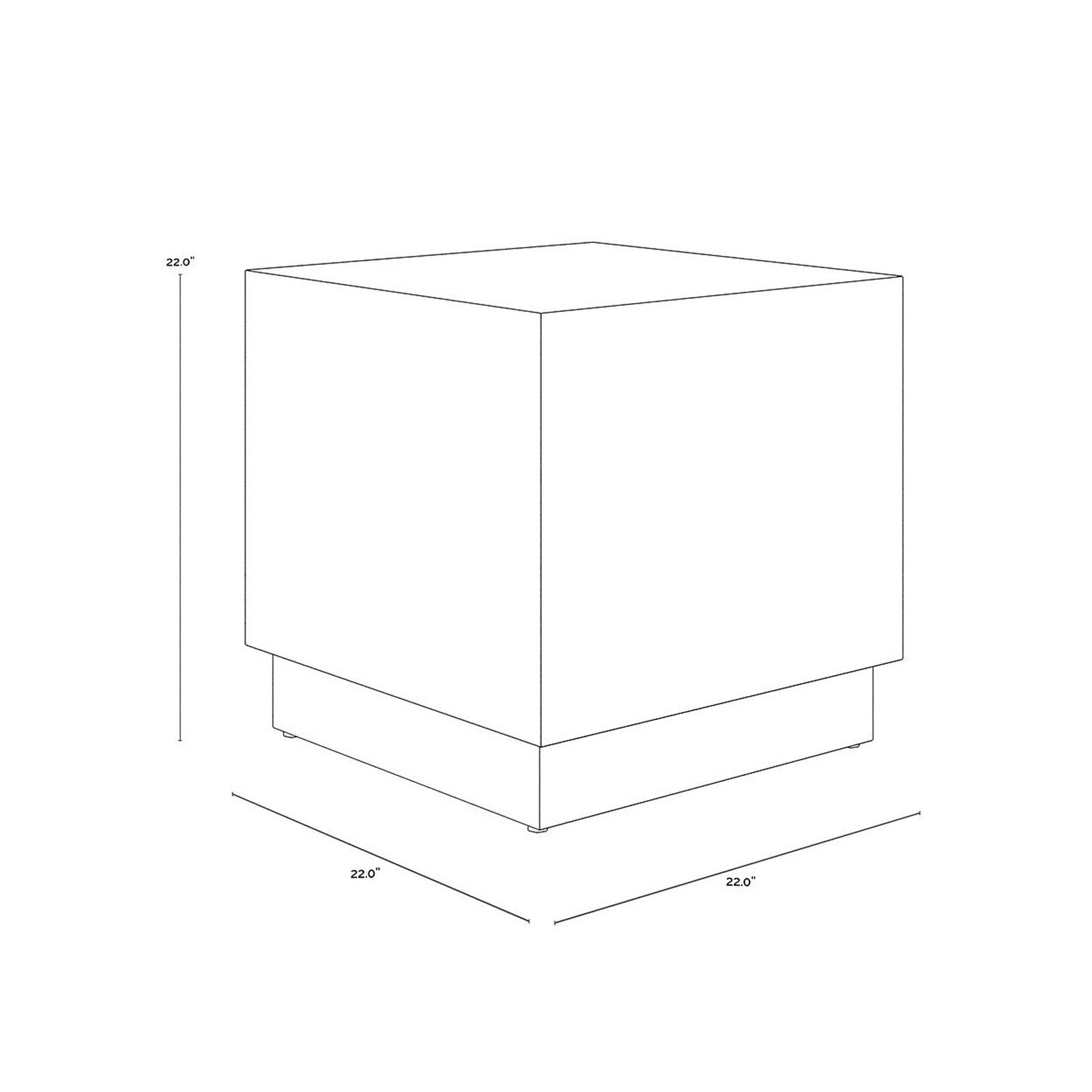 Sunpan Albans Side Table