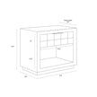 Sunpan Akava Nightstand
