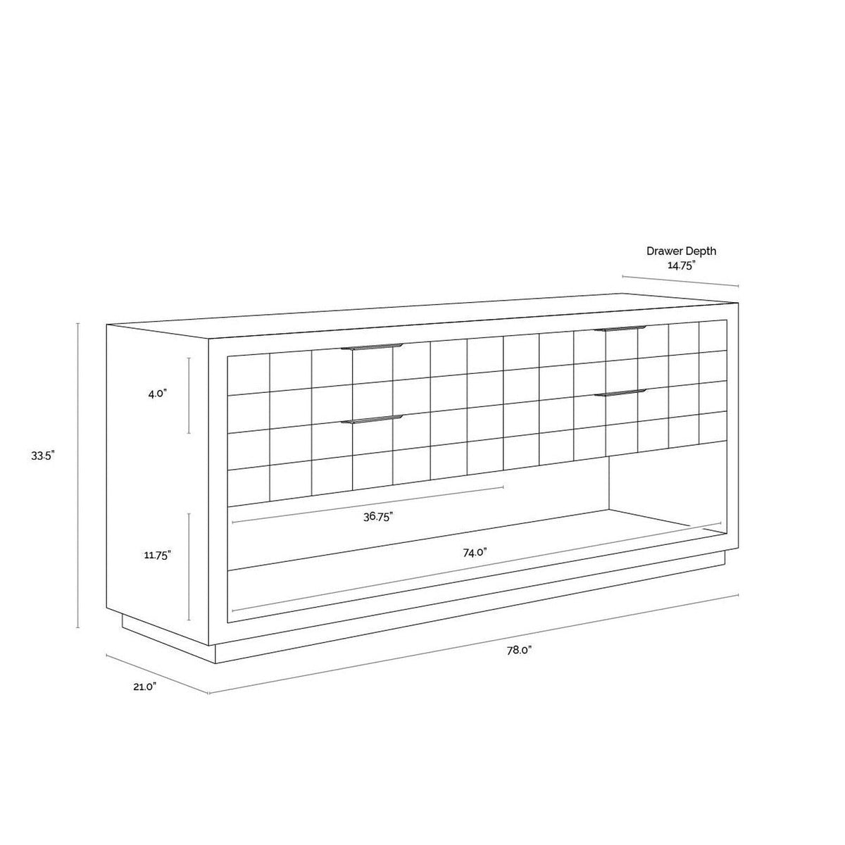 Sunpan Akava Dresser