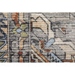 Feizy Melrose 39P0F Transitional Distressed Rug in Gray/Red/Blue