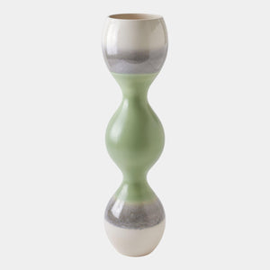 Global Views Bulb Striped Vase