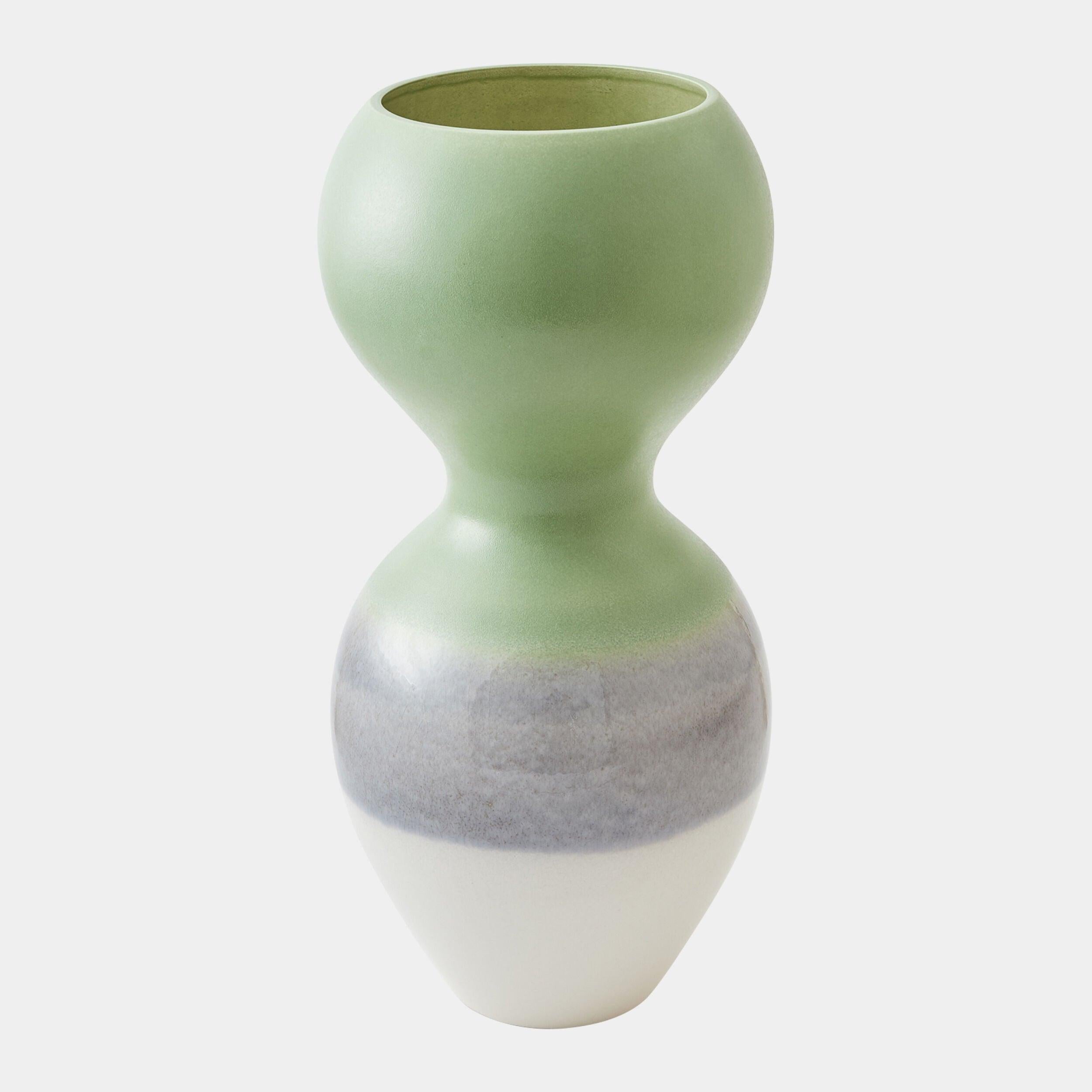 Global Views Bulb Striped Vase