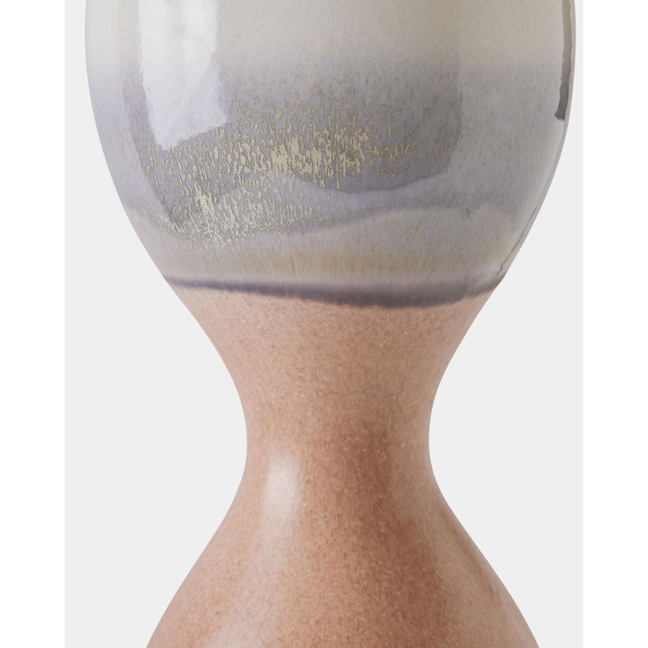 Global Views Bulb Striped Vase