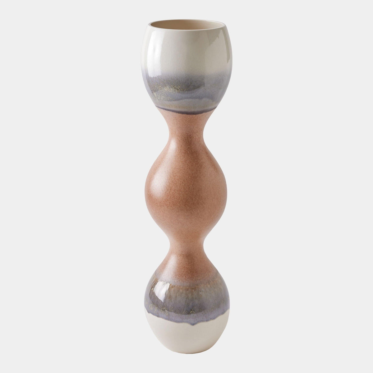 Global Views Bulb Striped Vase