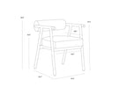 Sunpan Sova Dining Armchair