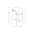 Sunpan Bernadette Barstool