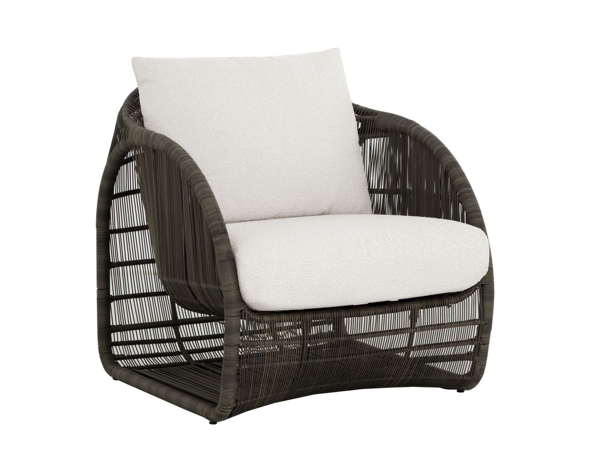 Sunpan Tulum Lounge Chair - Louis Cream