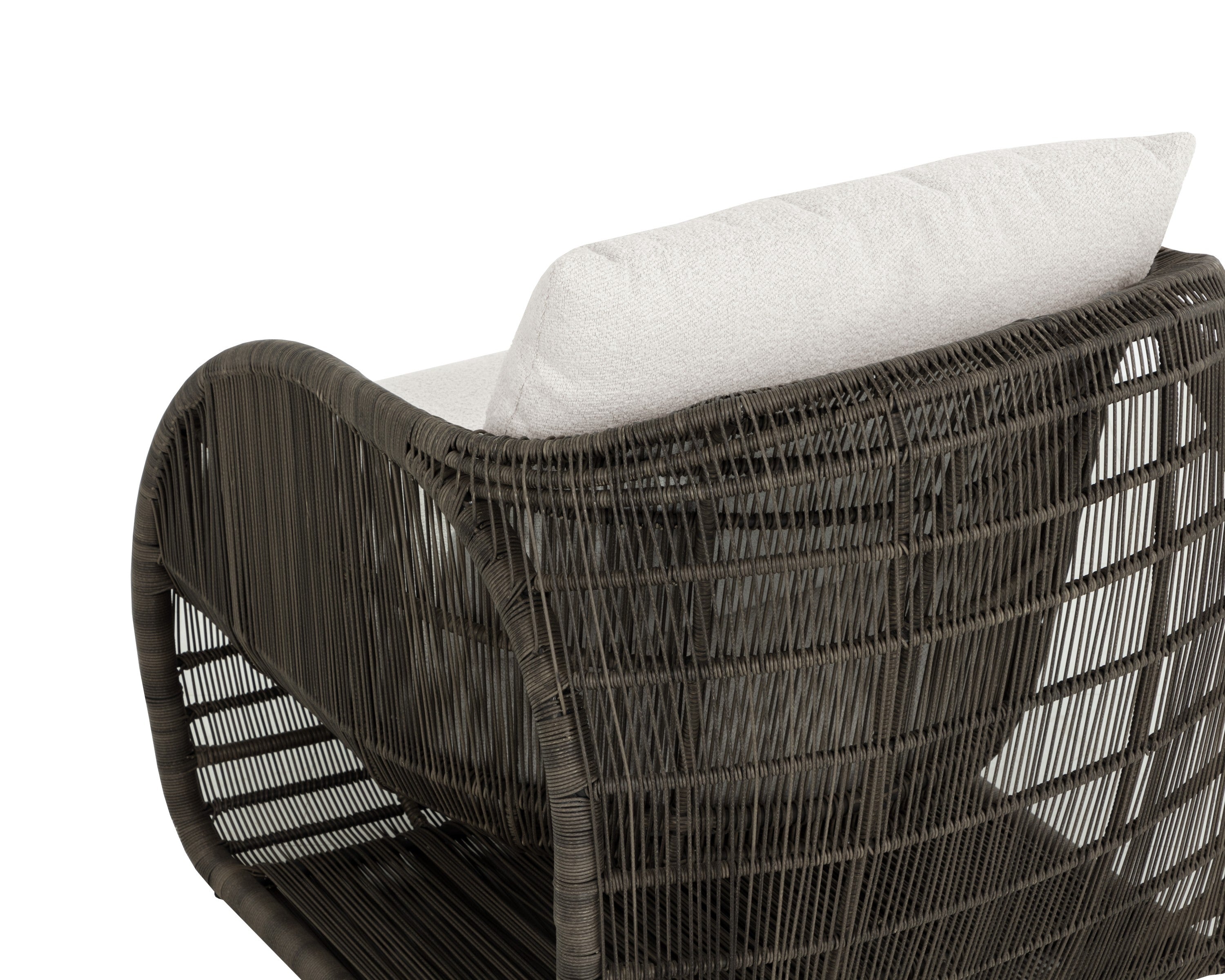 Sunpan Tulum Lounge Chair - Louis Cream