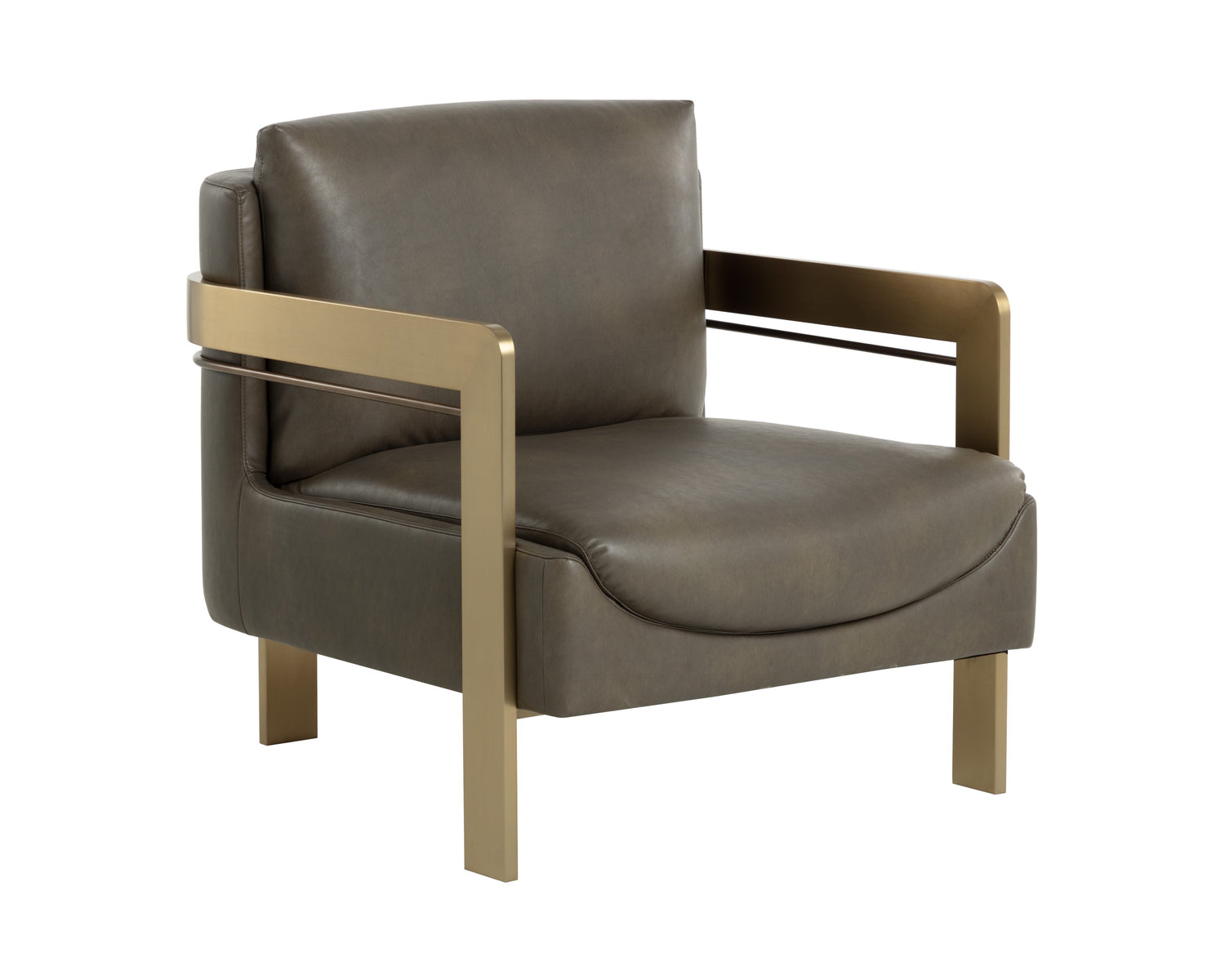 Sunpan Garo Lounge Chair - Bravo Ash