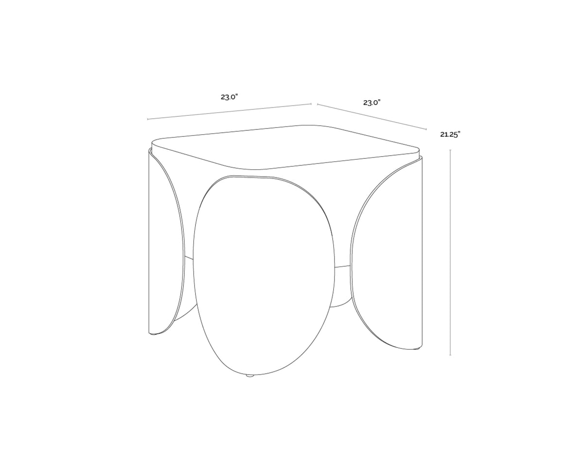Sunpan Amarula Side Table