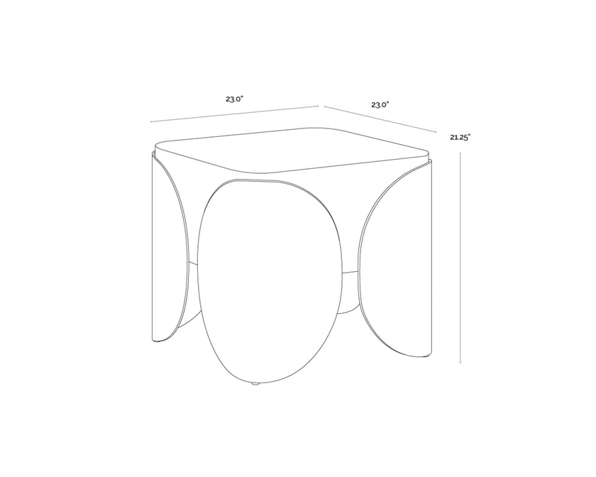 Sunpan Amarula Side Table