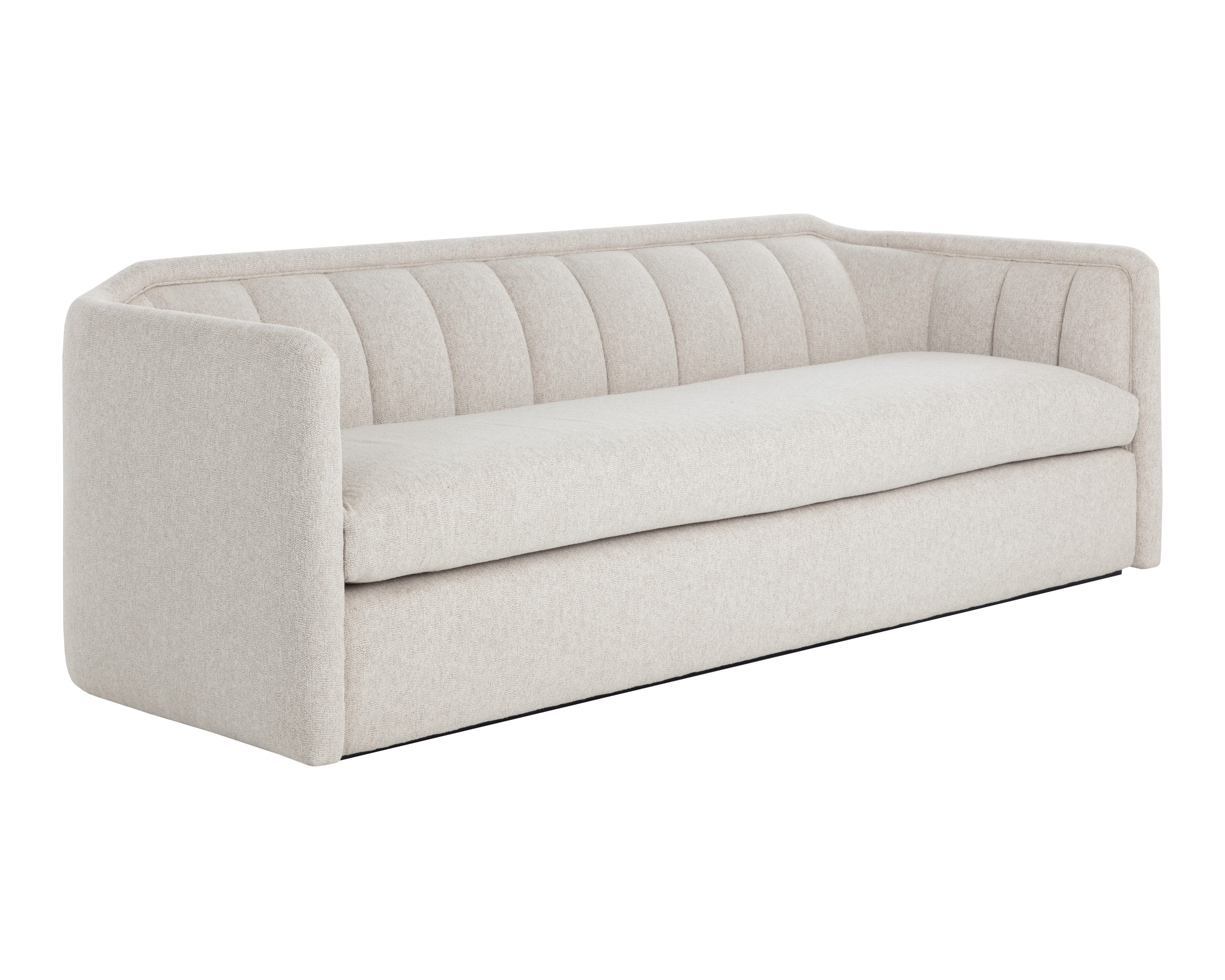 Sunpan Birrit Sofa - Dove Cream