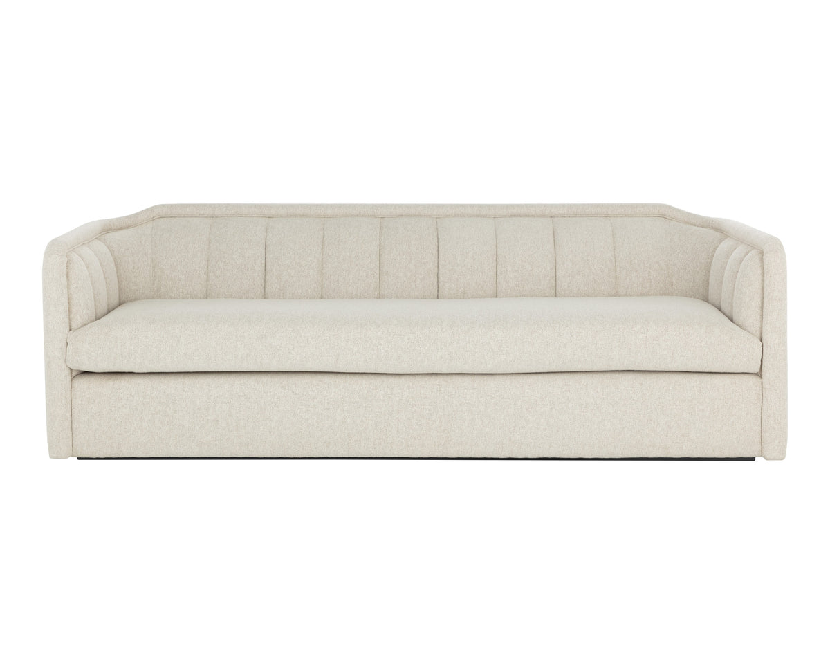 Sunpan Birrit Sofa - Dove Cream
