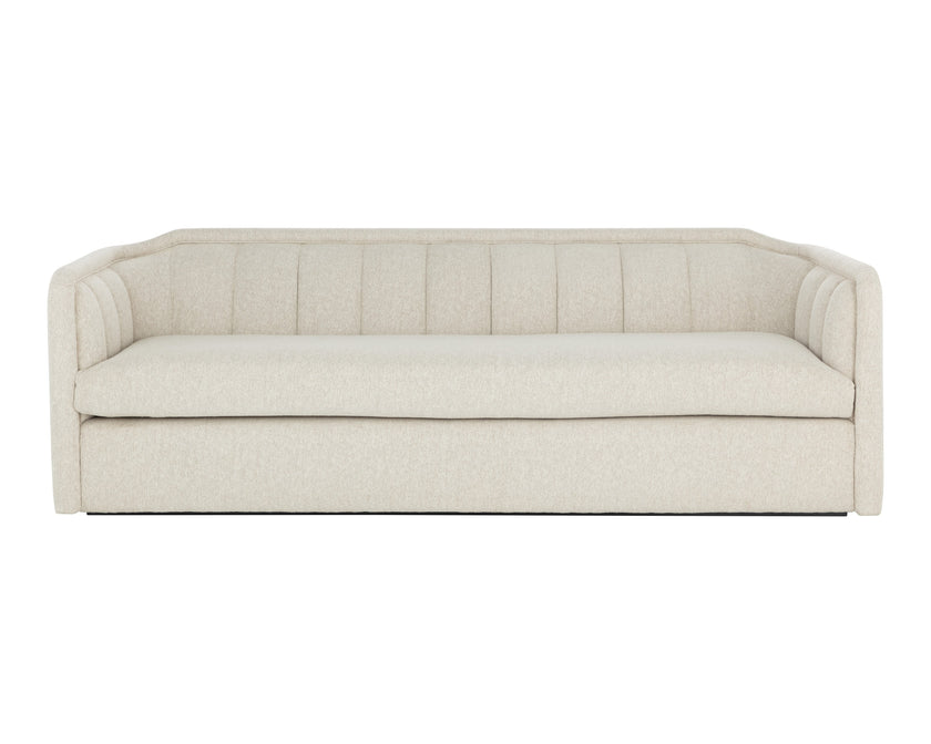 Sunpan Birrit Sofa - Dove Cream