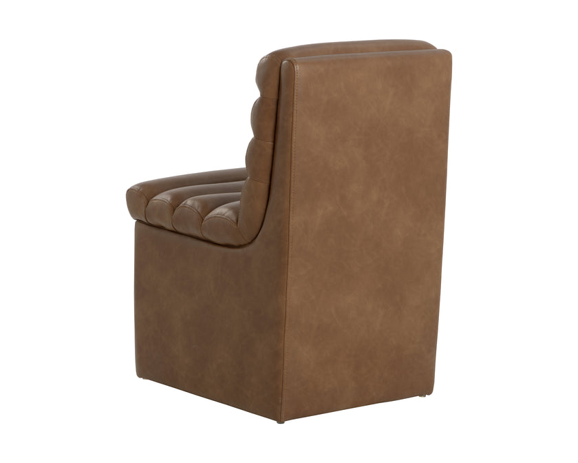 Sunpan Norm Wheeled Dining Chair