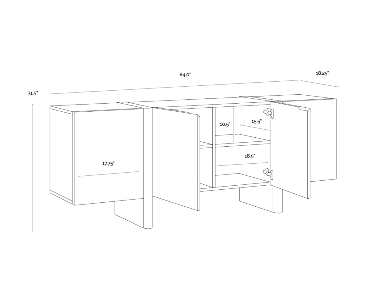 Sunpan Ewan Sideboard