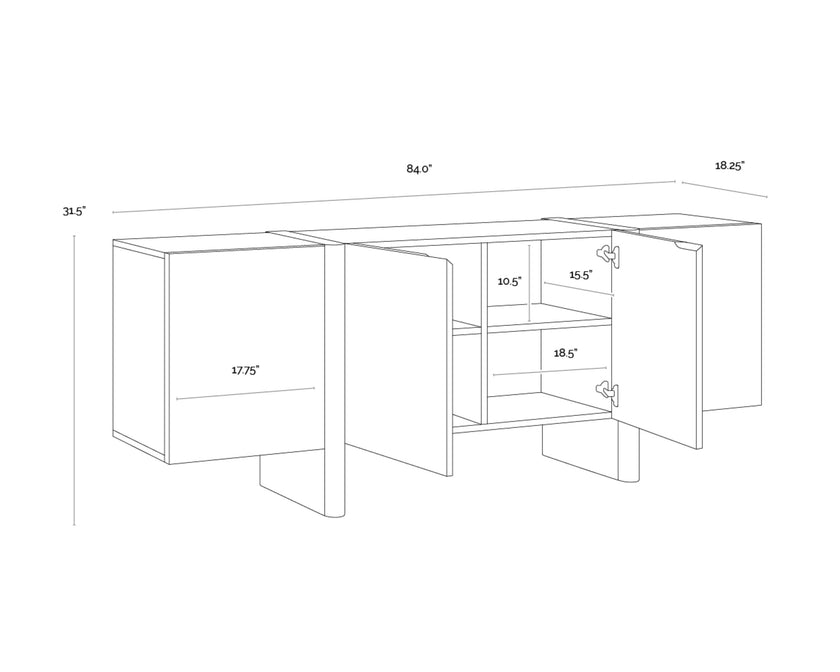 Sunpan Ewan Sideboard