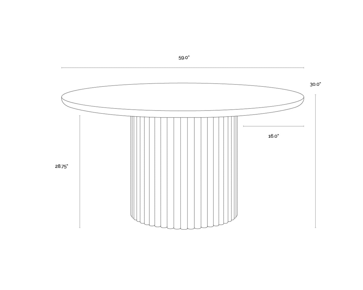 Sunpan Banyan Dining Table - 59