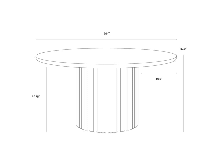 Sunpan Banyan Dining Table - 59