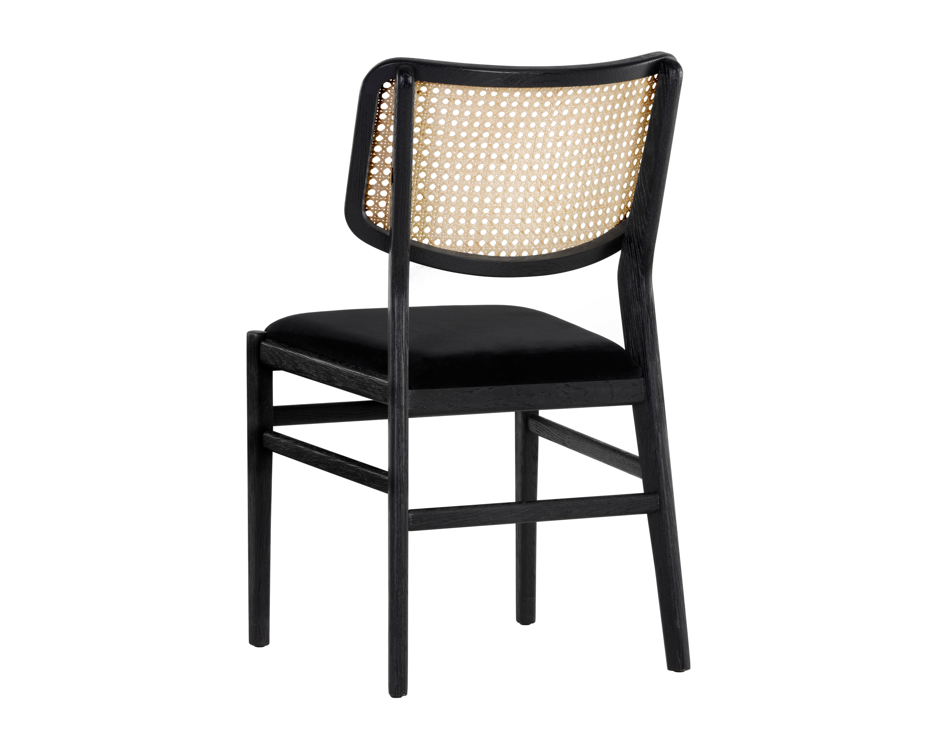Sunpan Annex Dining Chair - Abbington Black / Natural - Set of 2