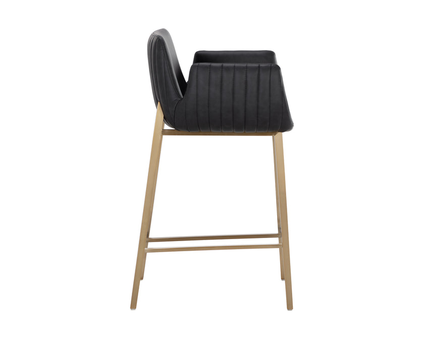 Sunpan Lucano Black Counter Stool Clearance
