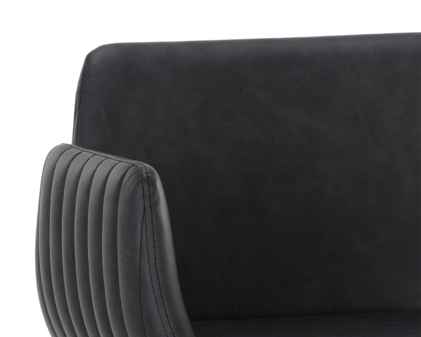 Sunpan Lucano Black Counter Stool Clearance
