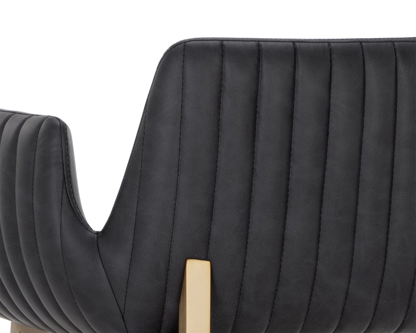 Sunpan Lucano Black Counter Stool Clearance