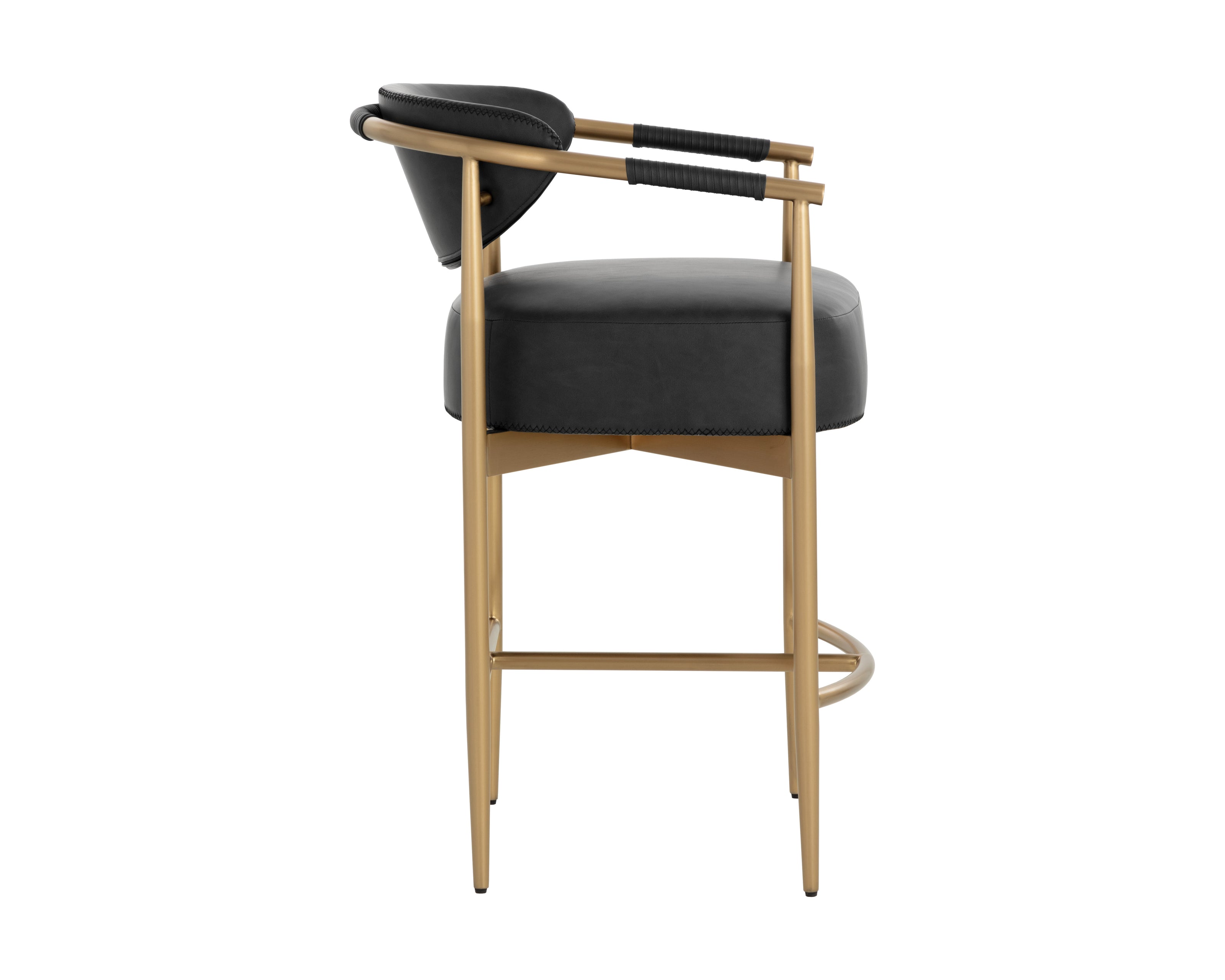 Sunpan Heloise Counter Stool - Bravo Black