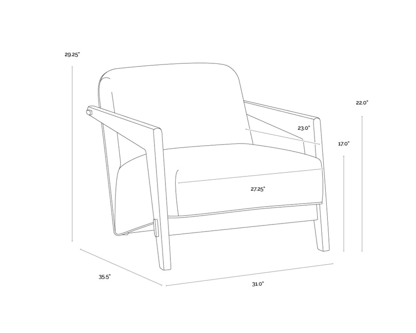 Sunpan Bosco Lounge Chair