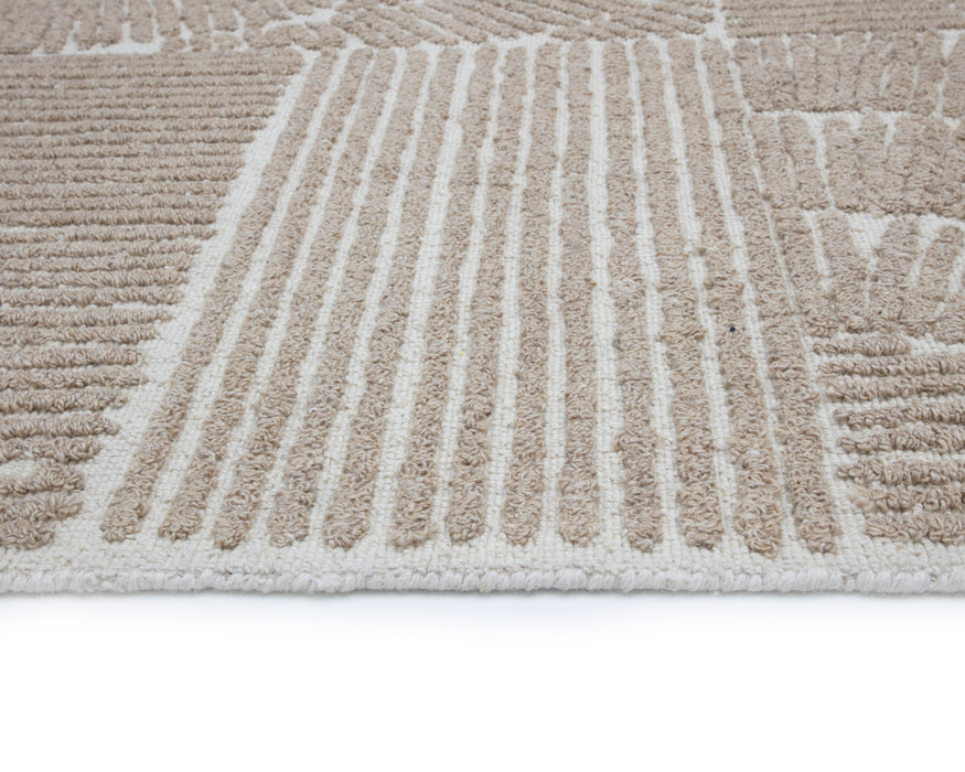 Sunpan Corinthia Hand-Woven Rug - Ivory/Beige