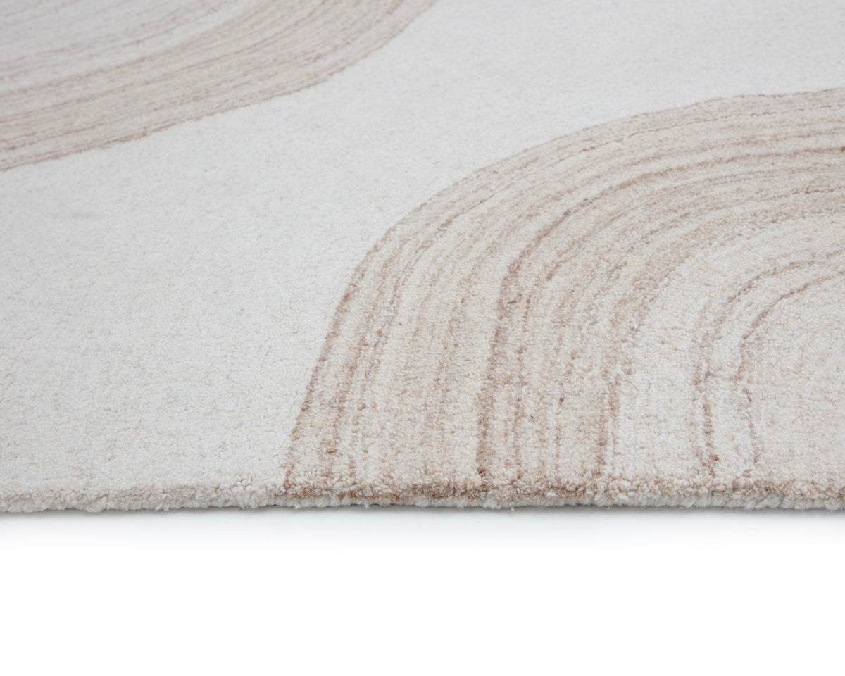 Sunpan Sanibel Hand-Tufted Rug - Ivory / Beige