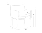 Sunpan Olea Dining Armchair