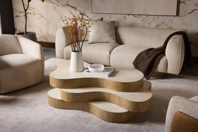 Sunpan Mattis Sofa - Santa Cruz Oatmeal