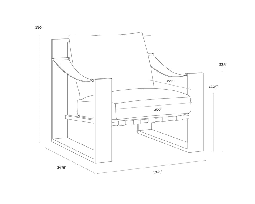 Sunpan Berke Lounge Chair
