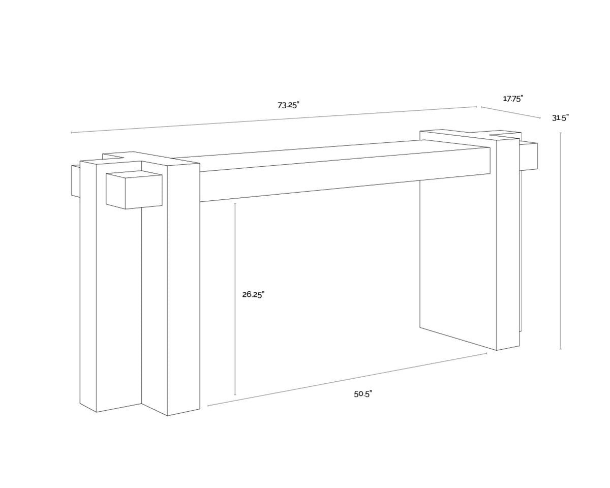 Sunpan Minerva Console Table