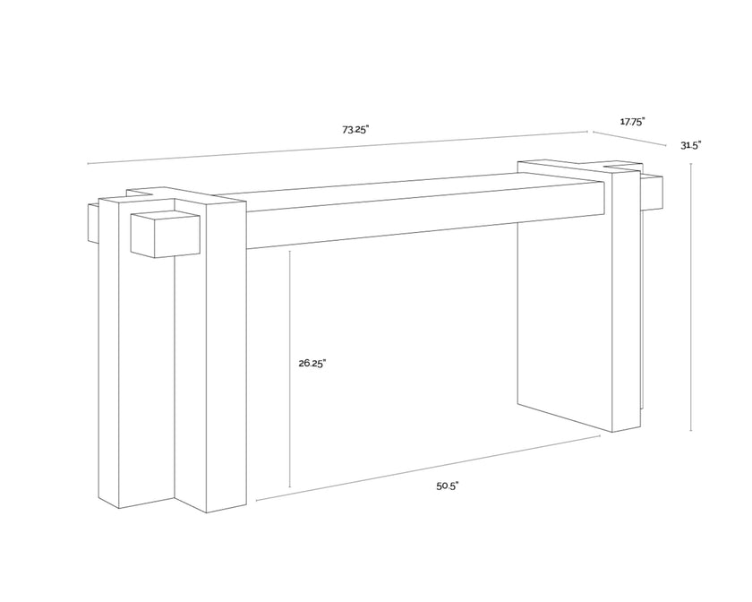 Sunpan Minerva Console Table