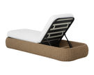 Sunpan Barcelona Lounger - Natural - Stinson White