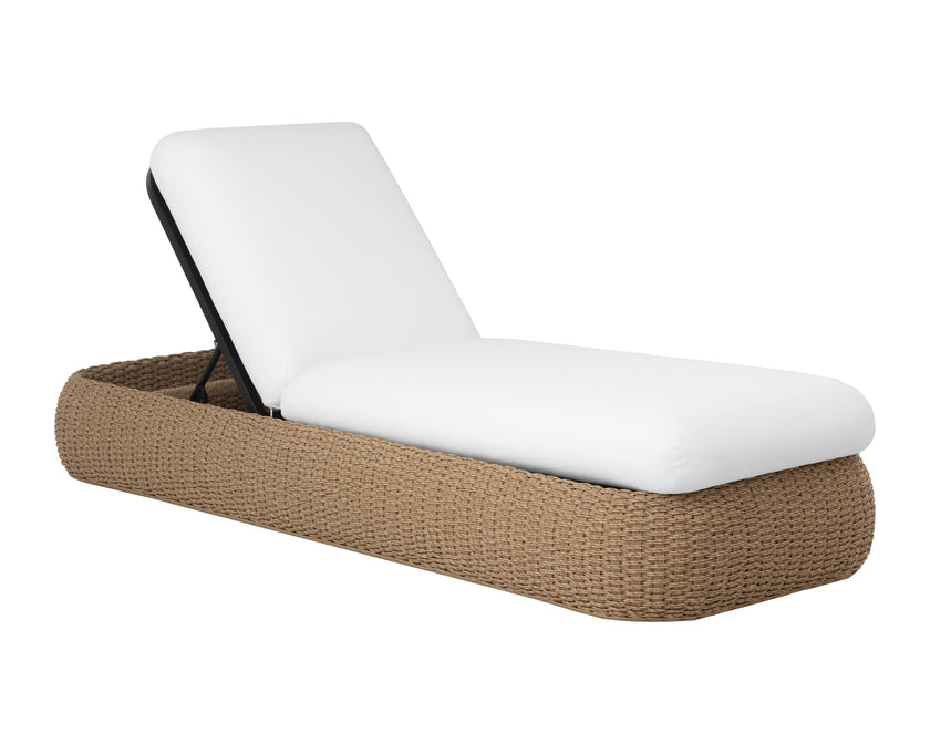 Sunpan Barcelona Lounger - Natural - Stinson White
