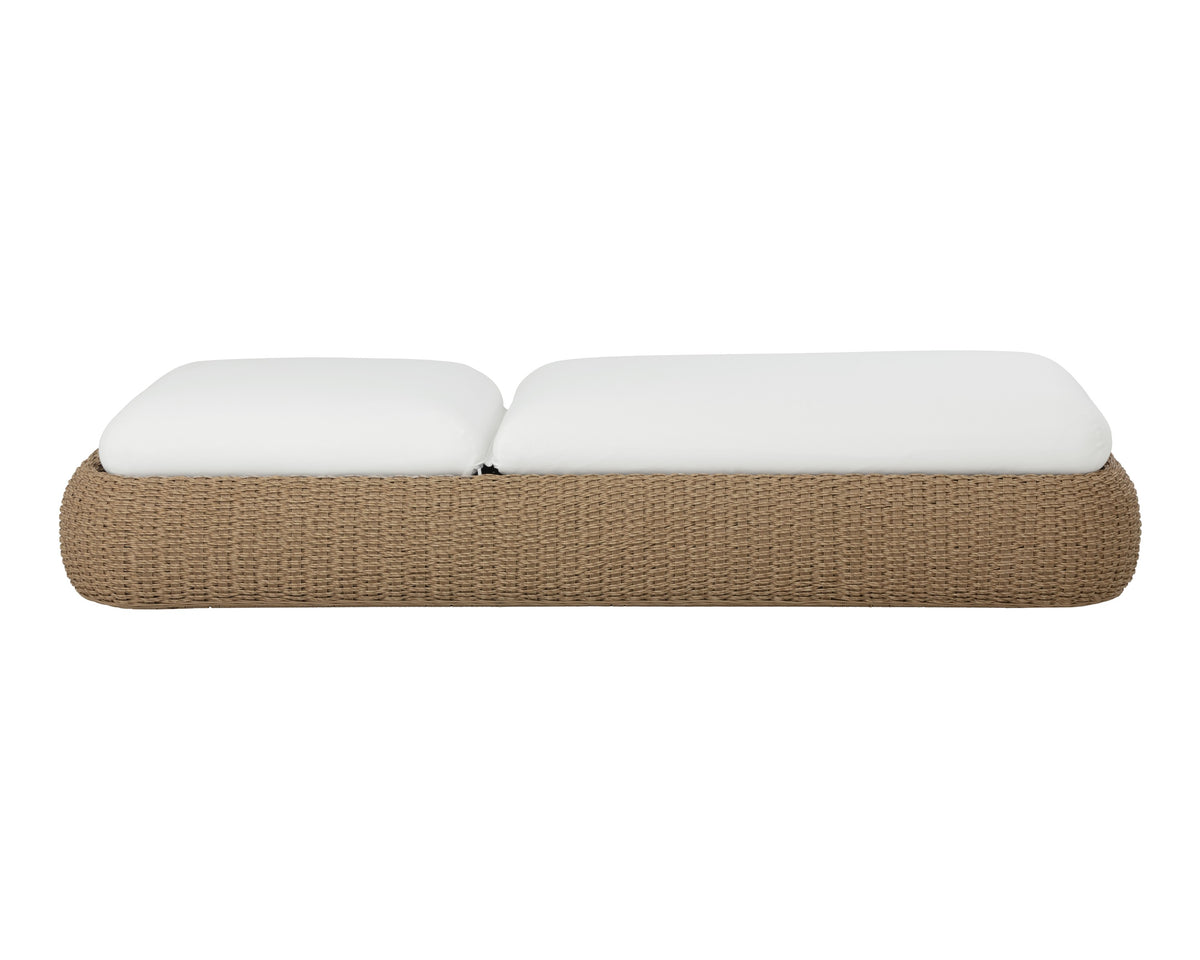 Sunpan Barcelona Lounger - Natural - Stinson White