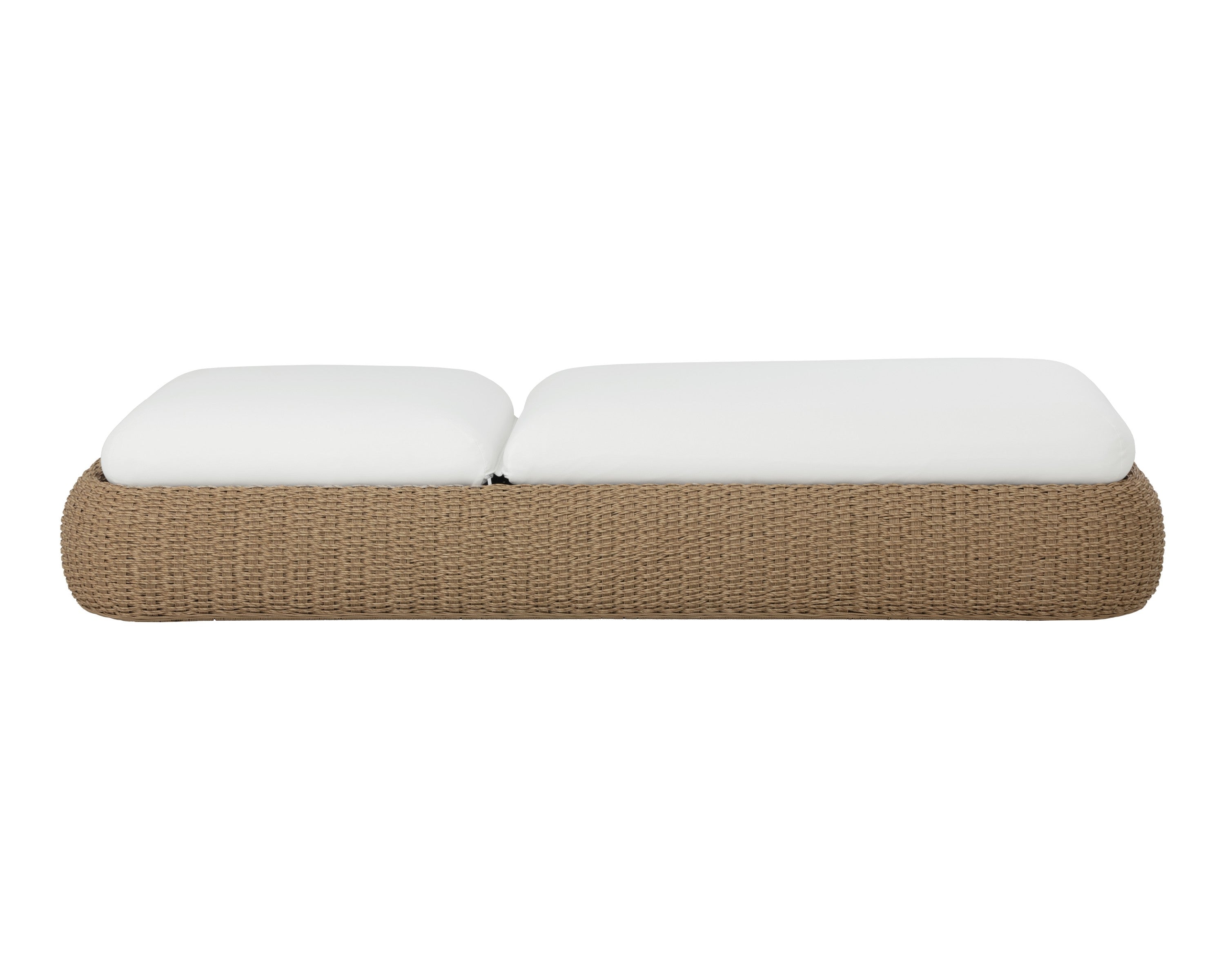 Sunpan Barcelona Lounger - Natural - Stinson White