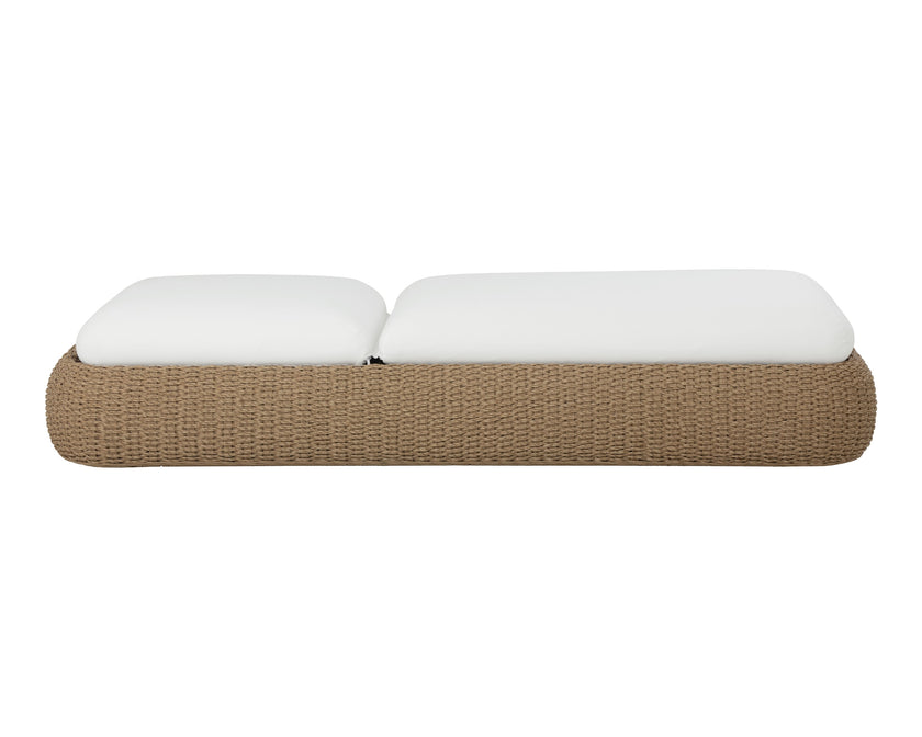 Sunpan Barcelona Lounger - Natural - Stinson White