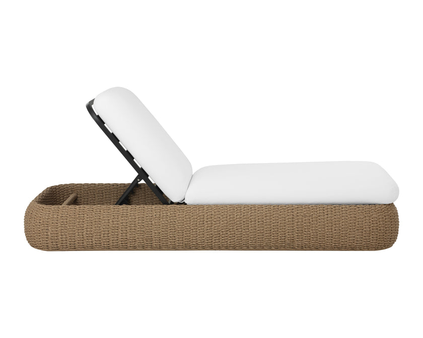 Sunpan Barcelona Lounger - Natural - Stinson White