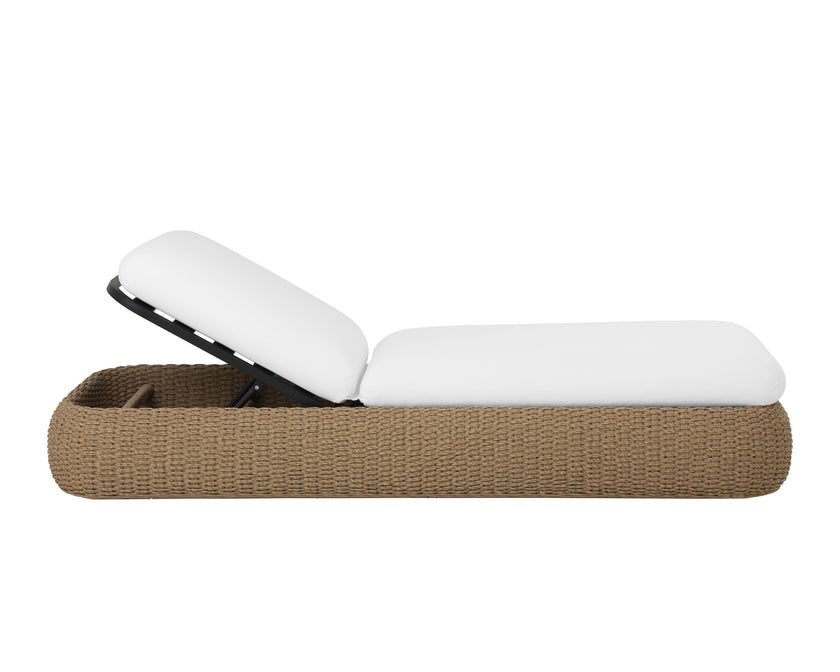 Sunpan Barcelona Lounger - Natural - Stinson White