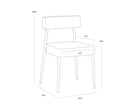 Sunpan Ashwin Stackable Dining Chair - Set of 2