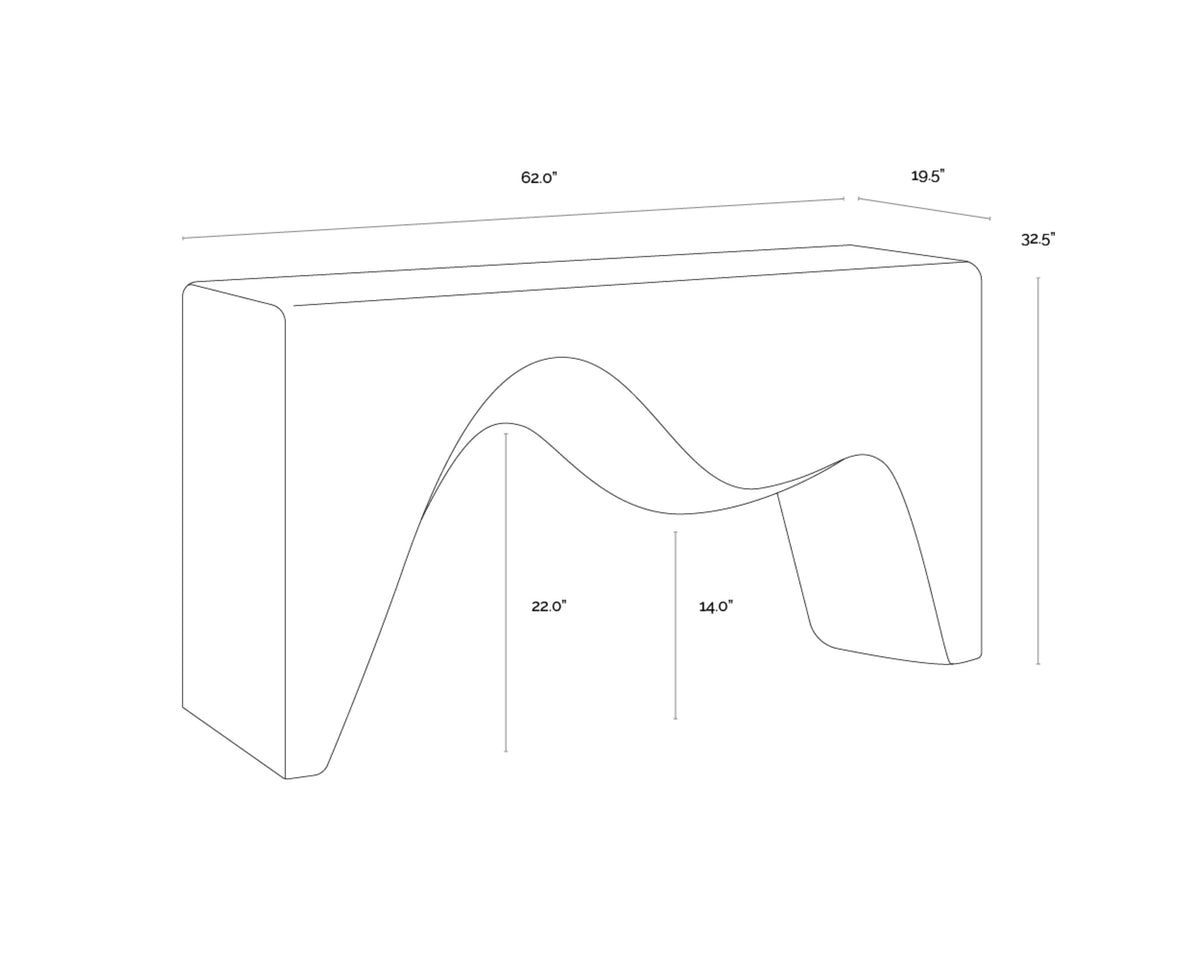 Sunpan Montanus Console Table
