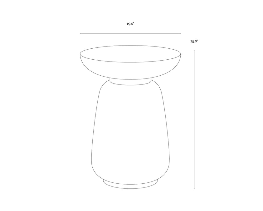 Sunpan Hali End Table