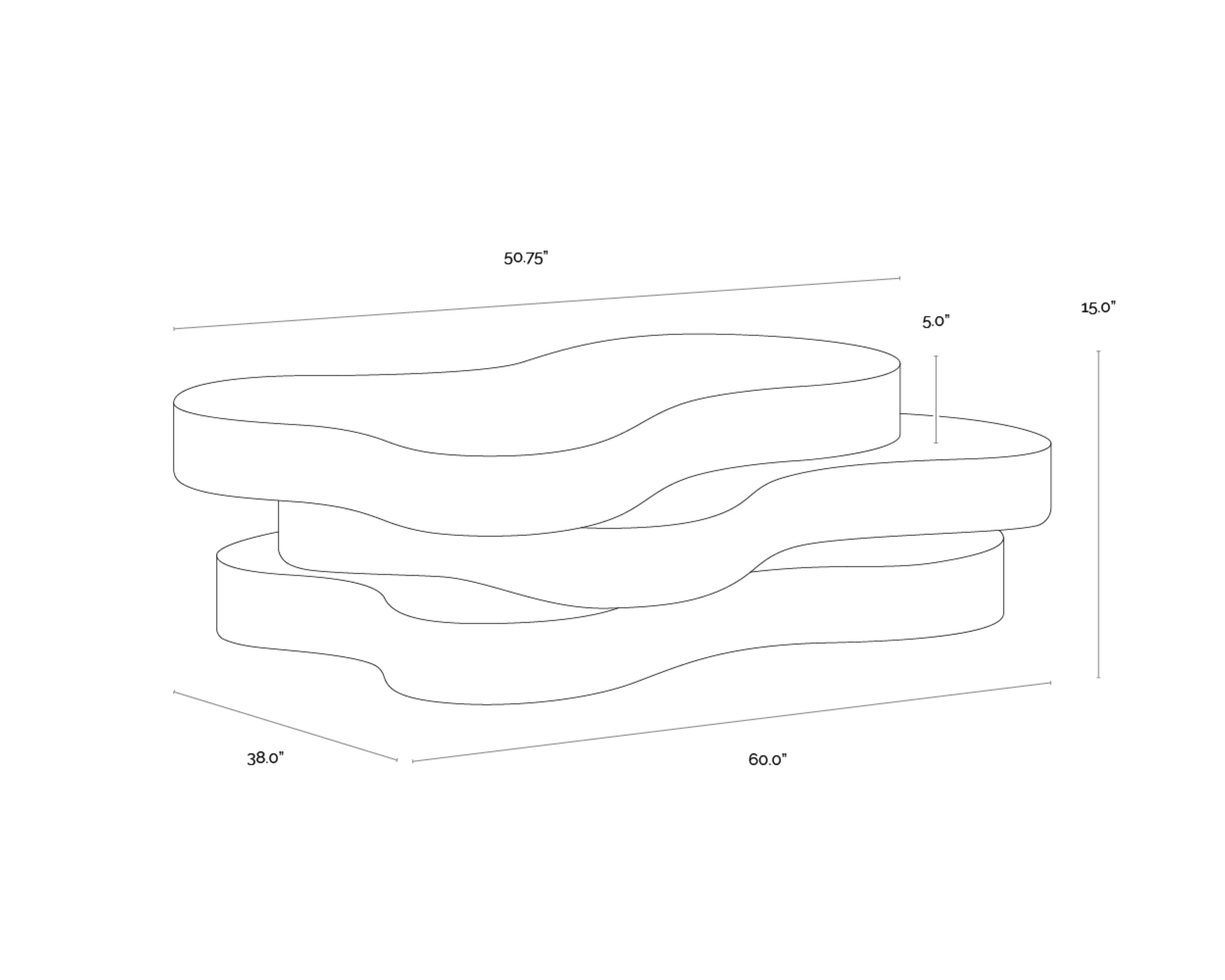 Sunpan Geddes Coffee Table